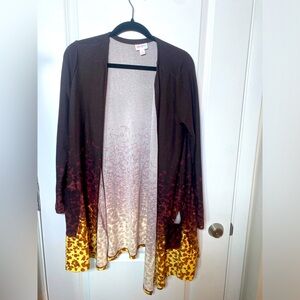 LulaRoe Ombré Print Caroline Cardigan